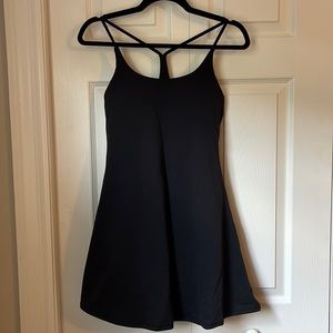 Black Halara Activity Dress with Shorts